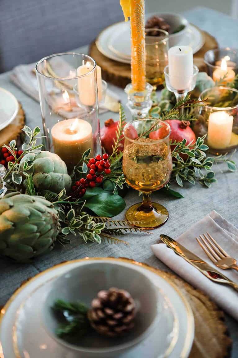 Holiday Table Decor
